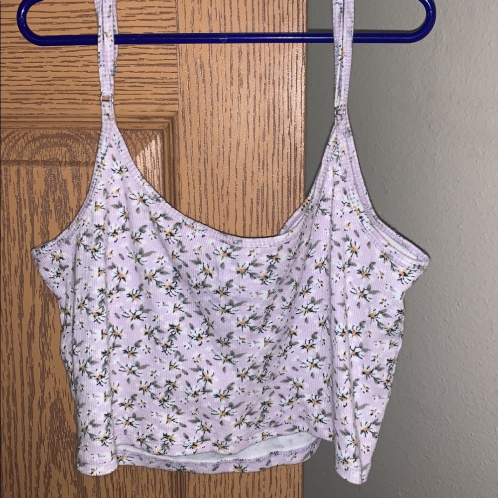 Hollister Collection Flower Crop Top